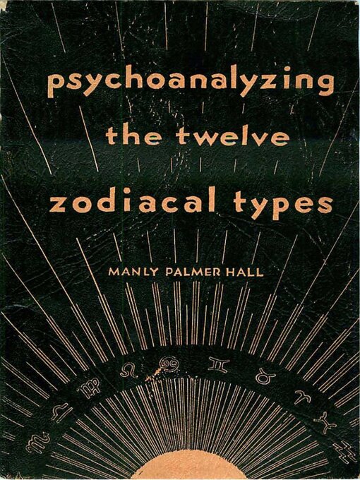Cover image for Psychoanalyzing the Twelve Zodiacal Types